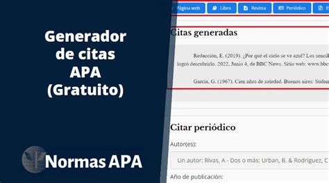 citas bibliográficas online|Generador de citas APA gratuito [Versión 2024]